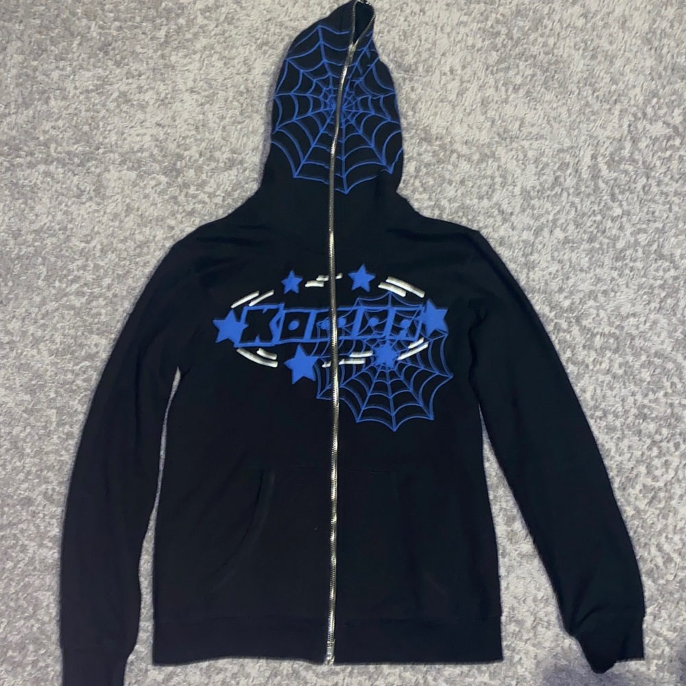 Kooda black zip up Hoodie